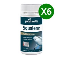 굿헬스 스쿠알렌(상어간유) 300캡슐X6