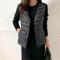 단톤조끼 홈쇼핑 뽀글이 무스탕 경량 여자 패딩 조끼 니트 키작녀 데이트룩 따땃 빅사이즈 아우터