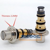 VOLVO Hyundai Santa Fe Elantra Kia Sorento VS16 AC 컴프레서 컨트롤 밸브 에어컨 부품, Thinness 2.2MM