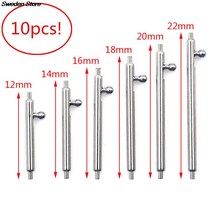 퀵 릴리스 시계 밴드 싱글 스위치 스프링 바 16mm 18mm 20mm 22mm 24mm 스트랩 링크 핀 스테인레스 스틸 10 개