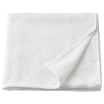 이케아 네르센 바스타올 화이트 55x120cm 면58% 폴리에스테르42%, 1개