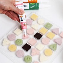 초콜릿 몰드 DIY 만들기 유아 모양틀 한글 알파벳 꽃 초코펜, A4.동물만들기몰드, 1개