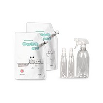 바이오클 펫 탈취제 2L x 2p + 빈용기 500ml + 100ml x 2p, 1세트