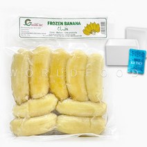 월드푸드 베트남 냉동 깐 바나나 CHUOI SU, 1개, 500g