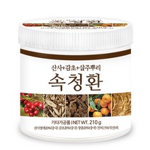 푸른들판 속청환 산사 감초 삽주 뿌리 창출 진피, 210g, 1통