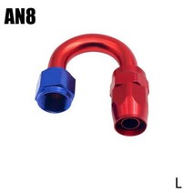 egr 밸브 AN4 AN6 AN8 AN10 스트레이트 45 90 180 도 오일 연료 스위블 호스 엔드 피팅 어댑터 키트 공장, L