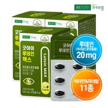 [건국유업] 굿아이 루테인 맥스 30캡슐x3개