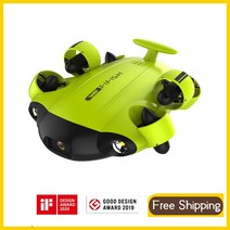 수중 드론 낚시 잠수 입문자용 중급 수상 해저 FIFISH-V6 수중 드론 무 지향성 컴팩트 ROV 4K UHD 카메라 1, 한개옵션0
