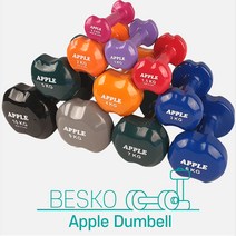 애플아령 미용 홈트 홈트레이닝 여성 덤벨 1kg 2kg 3kg 4kg 5kg 6kg 7kg, 9kg 1개