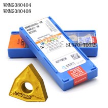 CNC 선반 공구 절단 10PCS WNMG080408 PC9030 KORLOY S32T-DWLNR08/DWLNR08, 02 WNMG080404 HM PC9030