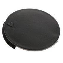 견인고리 자동차 차량 스트랩 후크 튜닝용품 장치 포드 Fiesta Mk6 용 전면 2005 범퍼 견인 아이 커버 서클 1 개, 1.Black