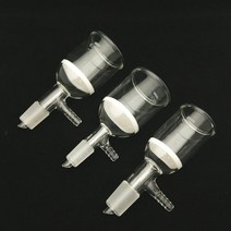 30ml ~ 1000ml 붕규산 유리 필터 깔때기 조인트 포함 14 19 24 모래 코어 실험실 실험 제품 1 개, 500ml joint 24
