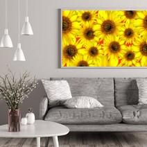 행운을담다 해바라기그림 돈들어오는그림 해바라기액자 집들이선물 개업식선물 3종, 성공을 가져다주는 해바라기 대형(37x58cm)