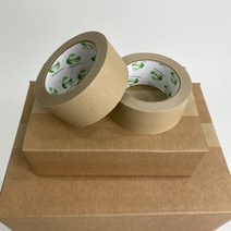 에코턴 크라프트테이프 무광 종이테이프 고무접착제 택배포장 48mm x 40m, 크라프트종이박스테이프, 1개