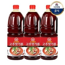 사조대림 고추맛기름1.8L x3개 -, 상세페이지 참조