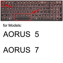 게이밍 케이스 보호 스킨 노트북 기가 바이트 에어로 15 17 HDR 15W 15X AORUS 5 7 15G 15P 17G 17X G5 G7 KC A7 키보드 커버