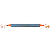 지그 캘리그라피펜 굵기다른 트윈팁 15컬러 택1개, 본상품선택, BLUE