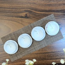 핑크 연 전통찻잔 다기잔 녹차잔 1인용 다식접시, 세트