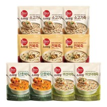 햇반 소프트밀 즉석죽 420g x10 소고기전복야채단호박, 10개