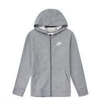 나이키 NSW 클럽 후드 집업 그레이 여자 스포츠 트레이닝 풀집 DD1698-091