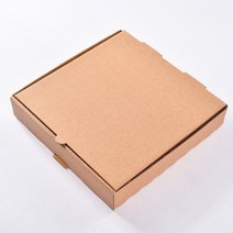 100개 50개 무지 피자 박스 포장 배달 테이크 아웃 홈 베이킹 로고 없는 상자