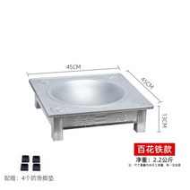 가정용불판테이블 원목 고기집 업소용 철제 미니불판 테이블 화로 바베큐 상업 다기능 Daliangshan 대나무 스틱 바베큐 야외 바베큐 숯불, K60-4 발 고정 발 화로 선물 없음