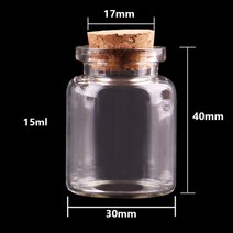 양념통추천 이케아오일병 이케아양념통 통후추그라인더 24pcs 10ml 15ml 20ml 25ml 30ml 코르크 마개가있는 귀여운 투명 유리 병 빈 향신료 병 항아리 DIY 병, 협력사