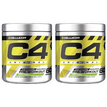 셀루코어 C4 오리지널 프리-워크아웃 그린 애플 맛, 390g, 2개