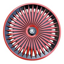 자동차 휠커버 14 15 인치 4개 세트 나홀자산다휠캡 와이어캡 커스텀 튜닝 악세사리, 34.15인치