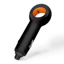 차량용 미니 공기청정기Car Interior Mini Air Freshener with Filter Brush Negative Ion Generating Devi, 01 Black