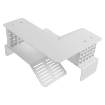 거북이육지 육지 쉼터 애완 거북이 탱크 장식 사다리 부동 플랫폼 등반, 01 White