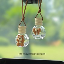 차량용 룸미러 걸이형 미니 디퓨저 용기+머스크향 디퓨저15ml, NO16_구매안함