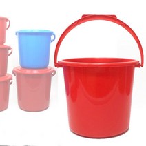 광신화학 플라스틱 바케스 바게스 물 양동이, 1개, 12호(블루)