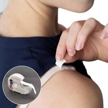 의류양면테이프 오프숄더 치마단 언데웨어 브라끈흘러내림방지 가디건 브라우스 나시탑 어깨끈 속옷 옷맵시 가슴벌어짐노출방지 미끄럼 슬립 모달 파인옷 리빙 고정 패션핏 접착