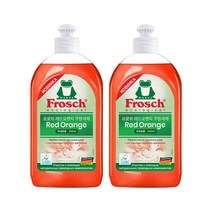 [김혜자 세제] 프로쉬 독일 주방세제 레드오렌지 500ml 2개
