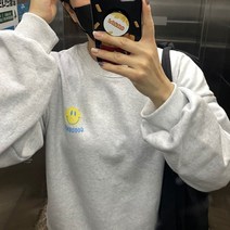 굿스마일 맨투맨/2col/여성봄신상/루즈핏맨투맨