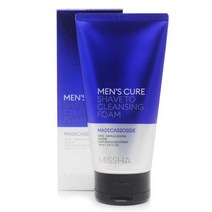 미샤 맨즈큐어 쉐이브 투 클렌징 폼 150ml/면도/세안