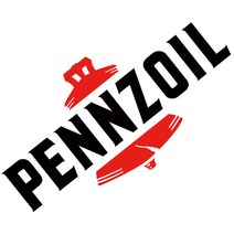 PENNZOIL 펜조오일 차량용 데칼 튜닝 스티커, 1개, 그레이(대)