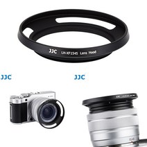 [JJC] 후지XC 15-45mm F3.5-5.6 카메라 렌즈 후드 LH-XF1545, 실버, 1개