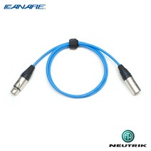 카나레 AES/EBU 110옴 디지털오디오케이블 3m 뉴트릭 XLR(F)-XLR(M)타입 (CN-DA202FM03)