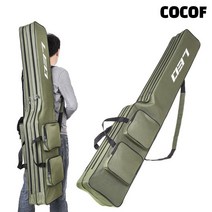 코코프 프리미엄 다용도 낚시가방 낚싯대 로드케이스 1.3M 1300, 카키