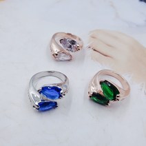 [라비올렛] K588 화려한 우아한 고급스런 프리사이즈 패션 포인트 반지