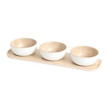 PGM1*^몰지코멜라민 화이트우드 다용도볼 SET 나무그릇 도볼 우드볼 나무볼 도그릇 원목 음식볼 원목볼 디저트볼^*1췤pgm, a^^*옵션없슴