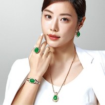 #국산 제이드 비취 원석 목걸이