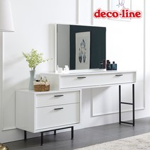 데코라인 코넬 포엠 1200 익스텐션 화장대 DTH018C, 화이트