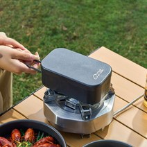 알루미늄 반합 도시락 간편식 야외캠핑 식기 다용도 캠핑반합 800ML, 블랙