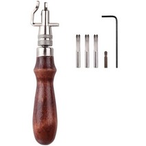 가죽공예칼 조정 가능한 가죽 에지 스티칭 그루버 leathercraft 도구 digging 샤프 나이프 그루버 키트 leather craft shovel device, B형, 02 Type B