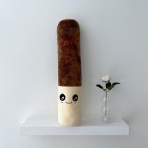 드림에버 러브 빼빼로 대형 롱쿠션 인형 110cm 60cm 커버분리, 브라운