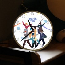 [천삼백케이] [꾸밈] ng226-LED시계액자25R우리는모두프로다, 단품