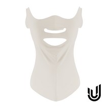 유투스포츠 ML1 롱넥 익스트림 마스크 자외선차단 골프 자전거 스포츠 등산 낚시 산책, 아이보리